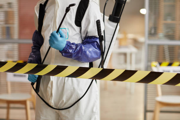 Professional Biohazard technician working in Weare, NH